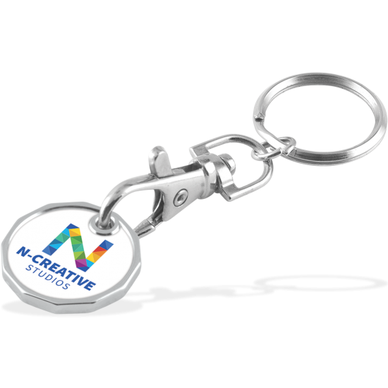 Trolley Coin - Keychain - Double Sided - Laminated - 5 Day Service Trolley Coin - Keychain - Double Sided - Laminated - 5 Day Service